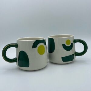 Tabitha Brown Target Mugs Avocado Green Coffee Stoneware 3 Inch Paint Wear Gifts
